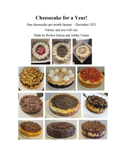 Cheesecake for a Year