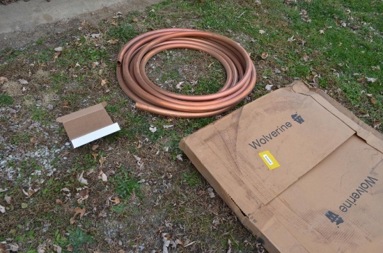 1.5 in. x approx. 60 ft. heavy duty underground "K" copper