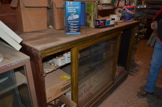 Sliding glass door showcase 6 ft. x 42 in.