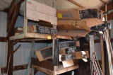 Several boxes of new pipe insulation located in southeast corner of shop