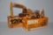 Conrad Case 1280 excavator and 580K backhoe 1/35 scale toys, sells one money