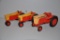 (3) Case 1/16 scale toy tractors