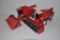 (2) International & Case-IH toy combines
