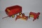 New Holland 1/16 scale toy rake, baler & silage wagon