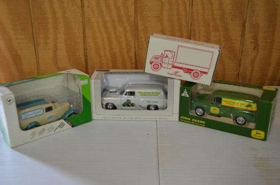 Flat of Die Cast toy banks