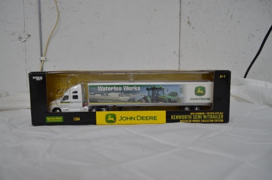 Ertl Britain's 1/64 scale John Deere 1/64 scale Kenworth semi w/trailer
