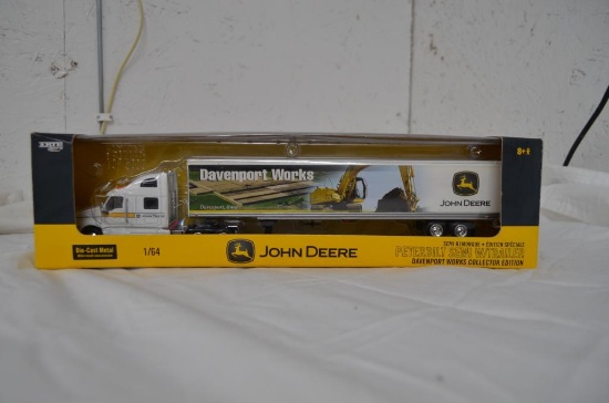 Ertl Britain's 1/64 scale John Deere 1/64 scale Peterbilt semi w/trailer