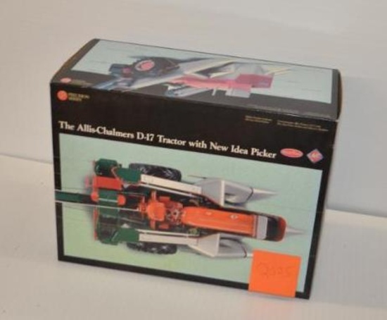Ertl 1/16 scale Precision Series Allis Chalmers D-17 tractor with New Idea picker