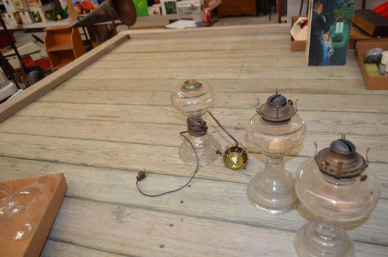 Primitive oil lamps
