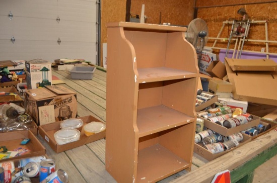 Rustic Childs wooden painted book shelf