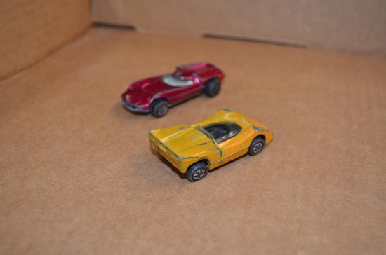 (2) Redline Hot Wheels to include McMclarene 1968 & Turbofire