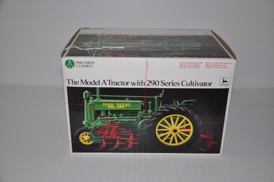 Ertl Precision John Deere A w/ cultivator 1/16 scale toy tractor