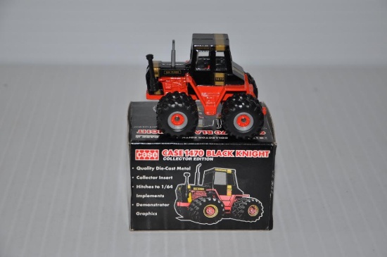 Ertl Case 1470 Black Knight 1/64 scale toy tractor