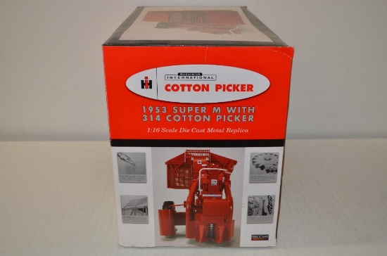 Spec Cast 1/16 scale International Harvester 1953 Super M with 314 Cotton Picker