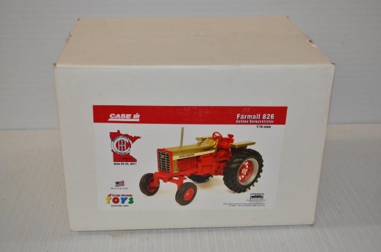 Scale Models 1/16 scale Case International Farmall 826 Golden Demonstrator