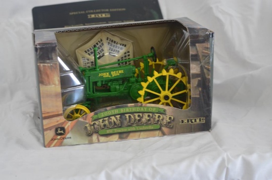 Ertl 1/16 scale John Deere BW tractor with umbrella