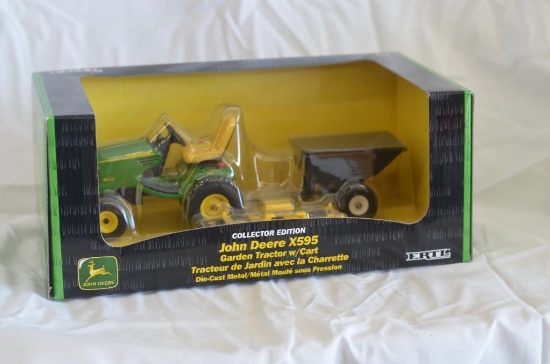 Ertl 1/16 scale John Deere X595 garden tractor