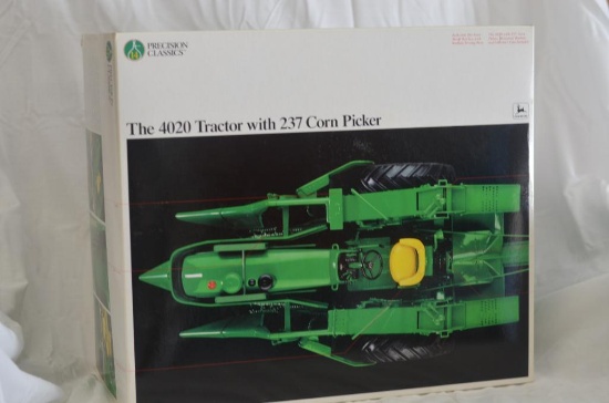 Ertl 1/16 scale Precision John Deere " The 4020 Tractor with 237 Corn Picker"