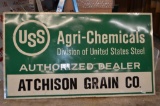 USS Agri-Chemicals Single Sided Dealership Sign