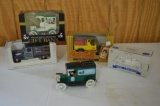 Flat of Die Cast toy banks