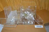 box of plexi glass clear stands