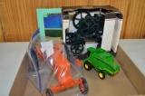 Misc. Diecast tractors/Combines/Hit and Miss engine