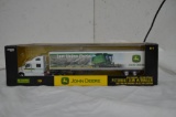 Ertl Britain's 1/64 scale John Deere 1/64 scale Peterbilt semi w/trailer