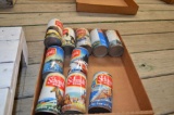 Schmidt Beer cans with hunting scenes