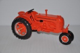 Case toy wooden tractor, hand carved by Charles McLaughlin of Alpha, Illinois