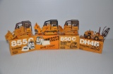 (4) NZG Case 1/35 scale Case construction toys