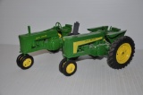 (2) John Deere 1/16 scale 2-cylinder toy tractors