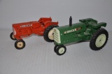 Oliver 1800 & AC 1/16 scale toy tractors