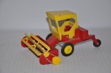 New Holland toy windrower w/single tail wheel - approx. 1/16 scale