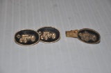 Allis Chalmers cuff links & tie clip