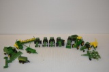 Flat of 1/64th Scale John Deere Toys