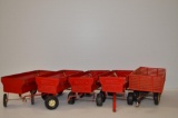Flat of 1/16 scale Wagons