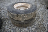 (2) 11R22.5 tires & rims
