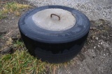 Concrete tire weight