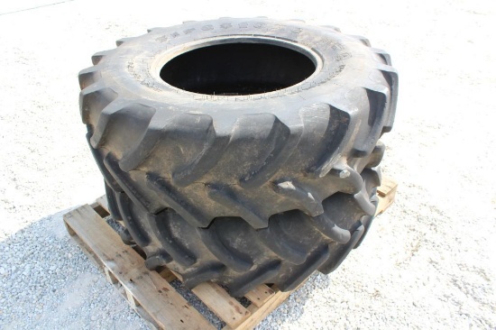 (2) Firestone 380/85R24 tires