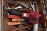 Flat of various tools as pictured