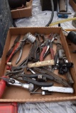 Flat of various pliers & specialty tools