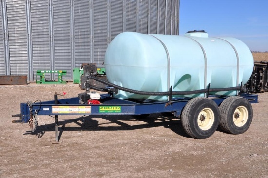 Schaben FC1315 1,300 gal. liquid tender trailer