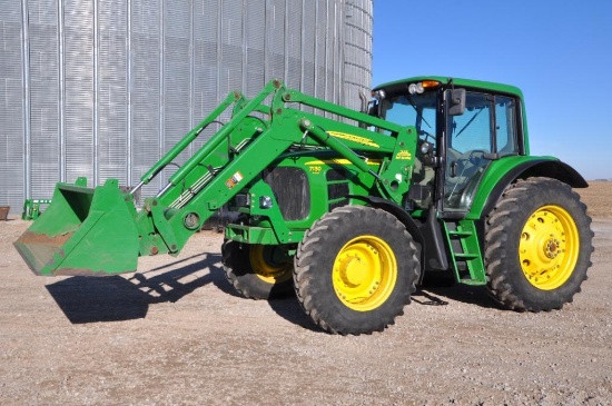 2009 John Deere 7130 Premium MFWD tractor w/loader