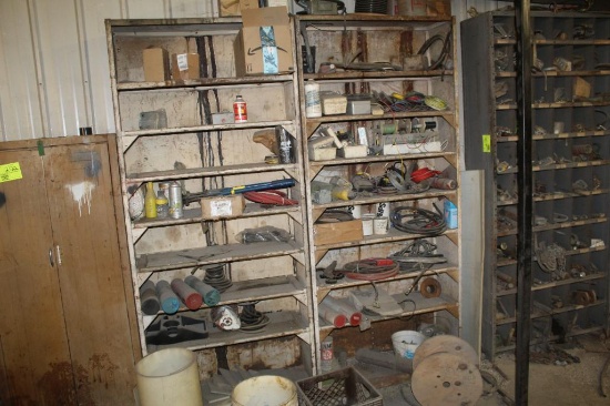 (2) Metal Shelves