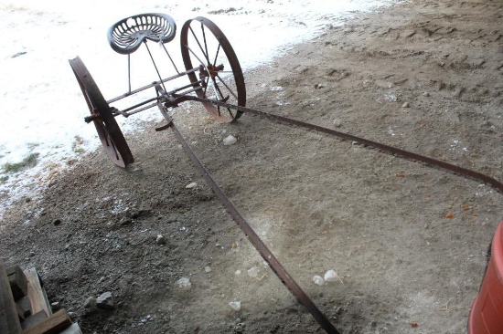 Horse Cart with Cast Iron Seat
