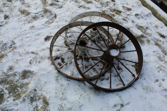 (3) Steel Wheels