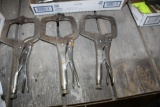 (3) Vice Grip Welding Clamps