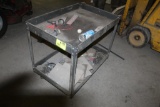 Metal 4 Wheel Shop Cart