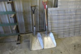 (2) Aluminum Scoop Shovels