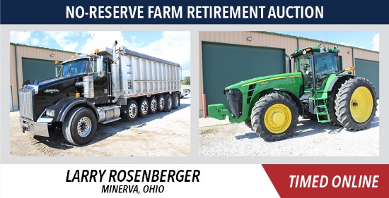 No-Reserve Farm Retirement Auction - Rosenberger